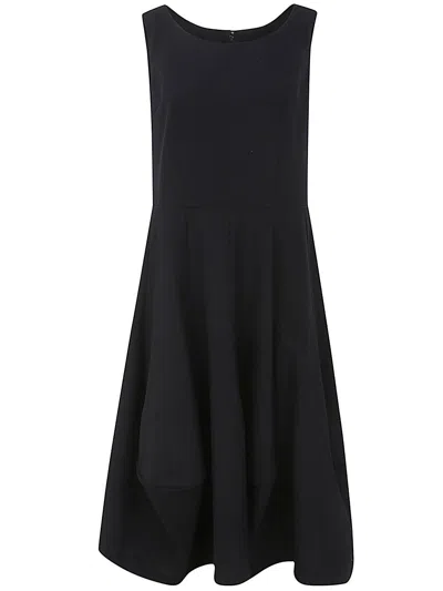 Comme Des Garcons - Cdg Sleeveless Long Dress In Black