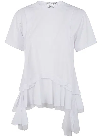 Comme Des Garcons - Cdg Tulle T-shirt In White
