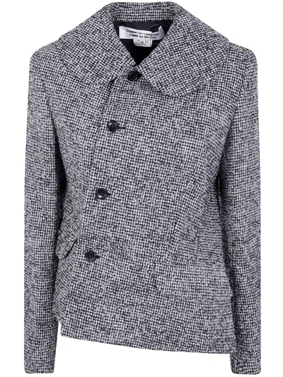 Comme Des Garcons - Comme Des Garcons Cropped Jacket In Black