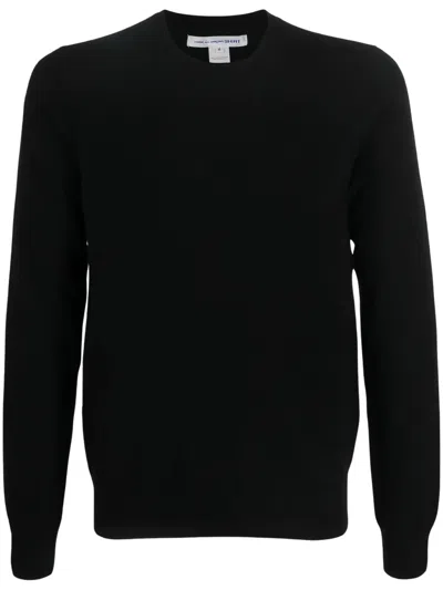 Comme Des Garçons Comme Des Garcons 100% Lambswool Sweater For Men In Black