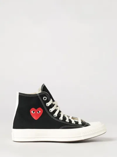 Comme Des Garçons Black Canvas Sneakers