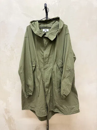 Pre-owned Comme Des Garçons $1374 Eye Fishtail Parka Heritage Project Cdg Jacket In Green