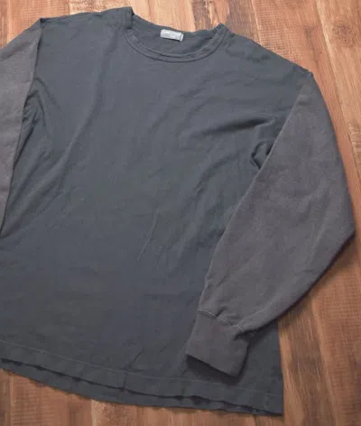 Pre-owned Comme Des Garçons 1998 Comme Des Garcons Homme 1/2 Hybrid Cut Sewn Sweatshirt In Black