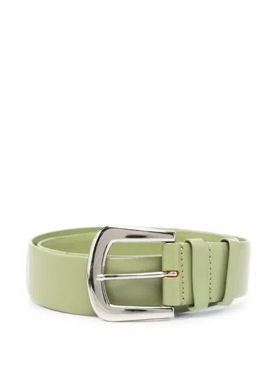 Pre-owned Comme Des Garçons 2000s Buckle-fastening Belt In Green