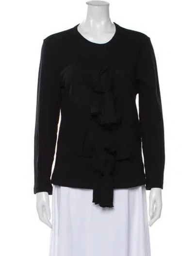 Pre-owned Comme Des Garçons 2010's Wool Sweater In Black