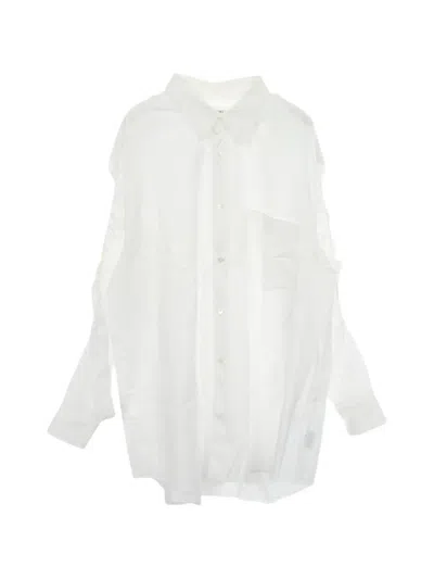 Pre-owned Comme Des Garçons 2010s Long-sleeved Shirt In White