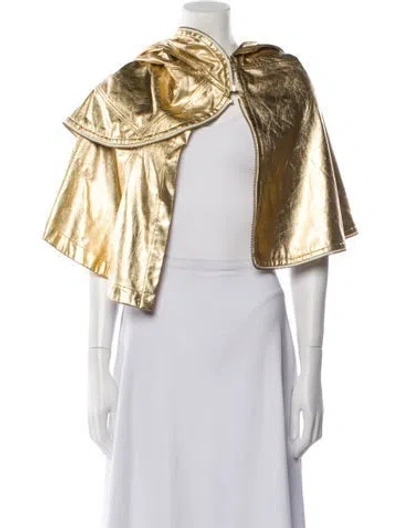 Pre-owned Comme Des Garçons 2011 Bolero In Gold