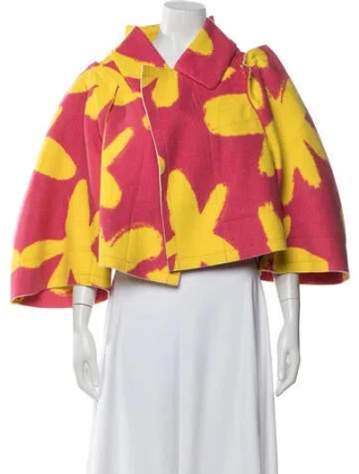 Pre-owned Comme Des Garçons 2012 '2 Dimensions' Jacket In Pink