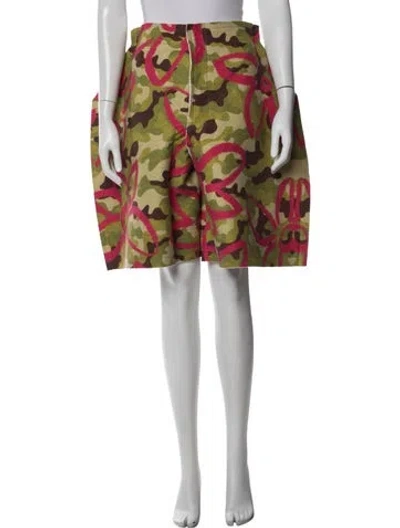 Pre-owned Comme Des Garçons 2012 Mini Shorts In Green