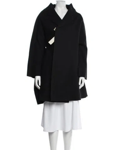 Pre-owned Comme Des Garçons 2013 Wool Coat In Black