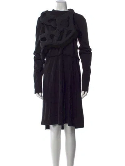 Pre-owned Comme Des Garçons 2014 Knee-length Dress In Black