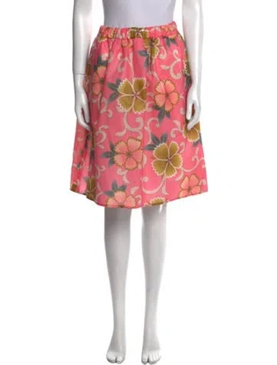 Pre-owned Comme Des Garçons 2014 Knee-length Skirt In Pink