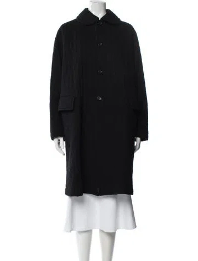 Pre-owned Comme Des Garçons 2014 Quilted Coat In Black