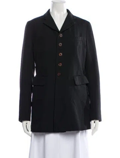 Pre-owned Comme Des Garçons 2015 Blazer In Black