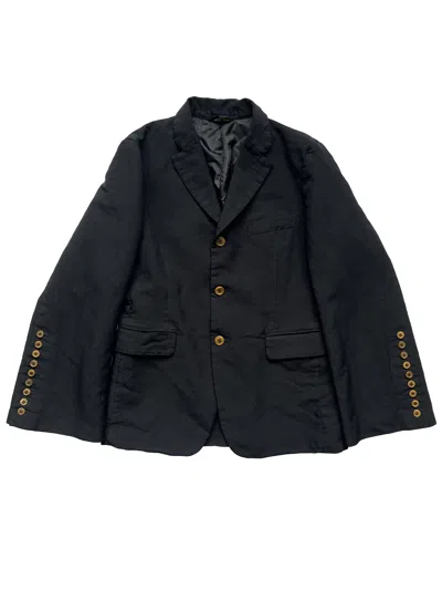 Pre-owned Comme Des Garçons 2015 Comme Des Garcons Navy Jacket Blazer In Blue