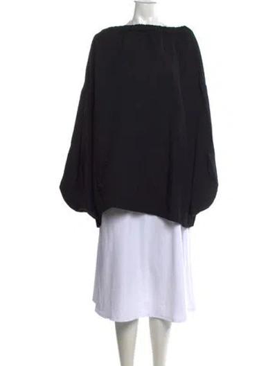 Pre-owned Comme Des Garçons 2015 Midi Length Skirt In Black