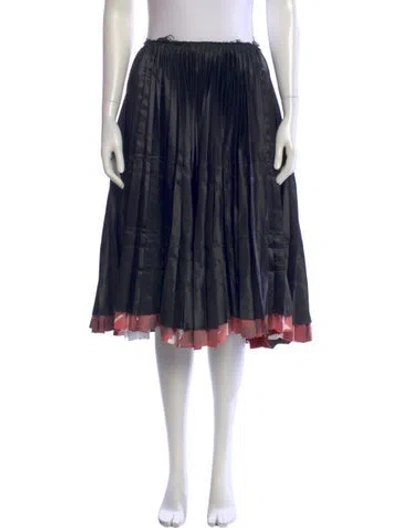 Pre-owned Comme Des Garçons 2015 Midi Length Skirt In Multi