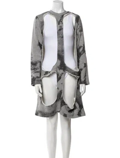 Pre-owned Comme Des Garçons 2017 Mini Dress W/ Tags In Gray
