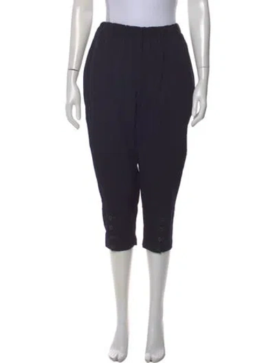 Pre-owned Comme Des Garçons 2017 Straight Leg Pants In Blue