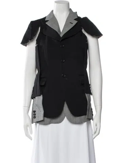 Pre-owned Comme Des Garçons 2017 'the Future Of Silhouette' Blazer In Black