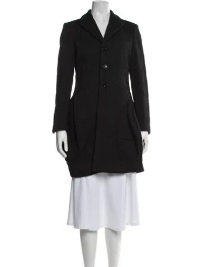 Pre-owned Comme Des Garçons 2017 'the Future Of Silhouette' Coat In Black