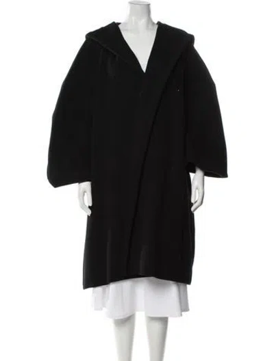 Pre-owned Comme Des Garçons 2017 Wool Coat In Black