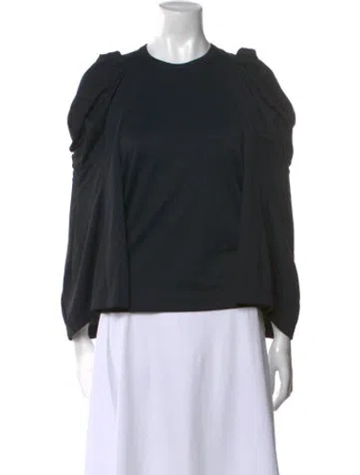 Pre-owned Comme Des Garçons 2018 'multidimensional Graffiti' Blouse W/ Tags In Black