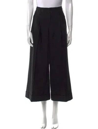 Pre-owned Comme Des Garçons 2018 Wide Leg Pants In Black