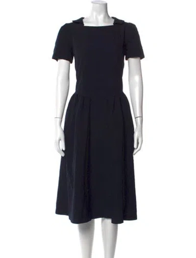 Pre-owned Comme Des Garçons 2019 Midi Length Dress In Blue