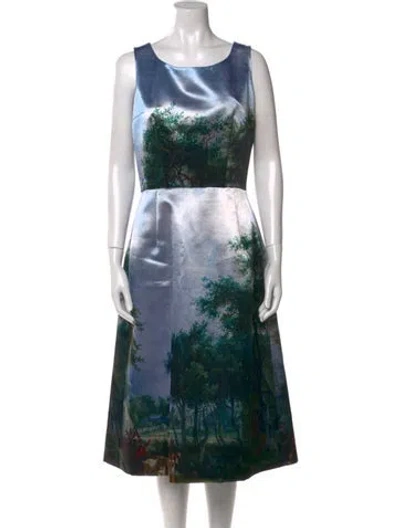 Pre-owned Comme Des Garçons 2020 Midi Length Dress In Blue