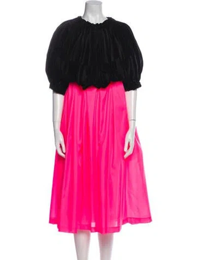 Pre-owned Comme Des Garçons 2020 Midi Length Dress In Multi