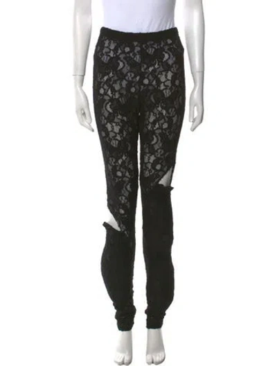 Pre-owned Comme Des Garçons 2020 Skinny Leg Pants In Black