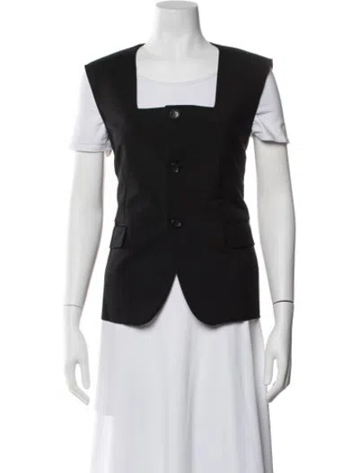 Pre-owned Comme Des Garçons 2020 Wool Vest In Black