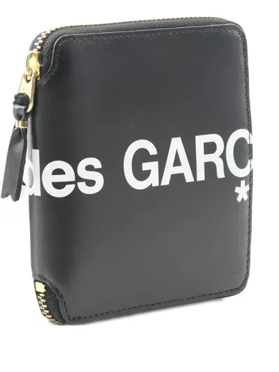 Pre-owned Comme Des Garçons 2020s Logo Zipped Wallet In Black