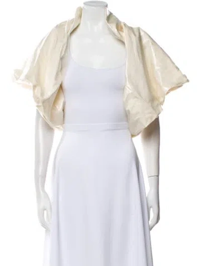 Pre-owned Comme Des Garçons 2021 'dissonance' Bolero In White