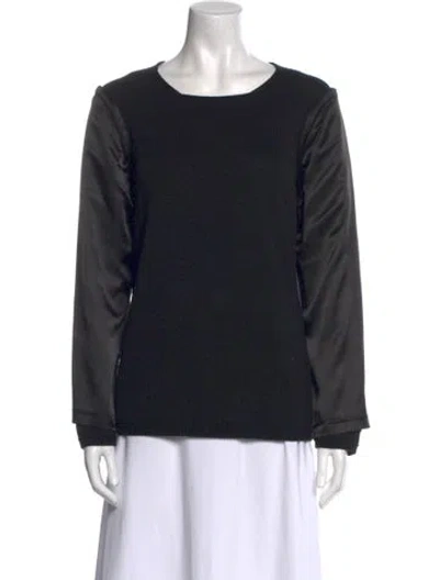 Pre-owned Comme Des Garçons 2021 'landscape Of Shadows' Sweatshirt In Black