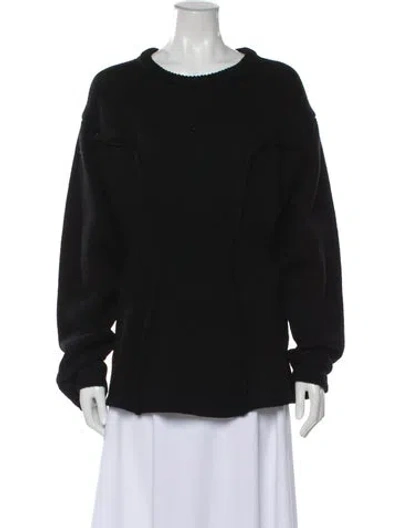 Pre-owned Comme Des Garçons 2022 'black Rose' Sweater