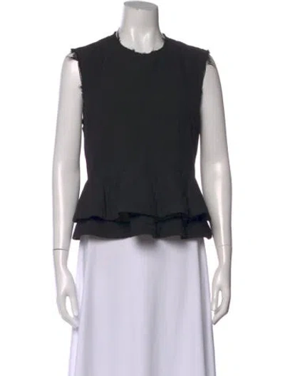 Pre-owned Comme Des Garçons 2022 Crew Neck Top In Black