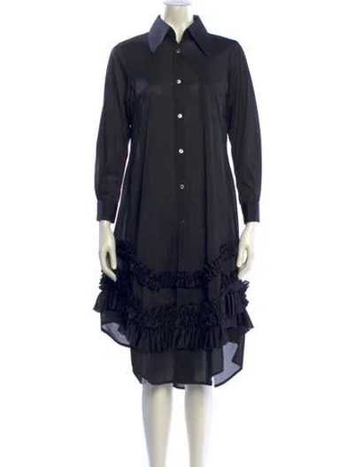 Pre-owned Comme Des Garçons 2022 Knee-length Dress In Black