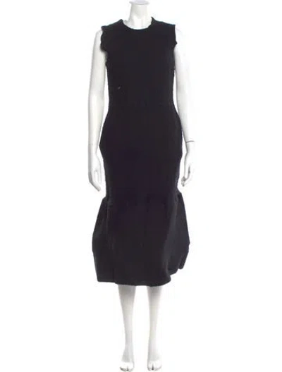 Pre-owned Comme Des Garçons 2022 Long Dress In Black