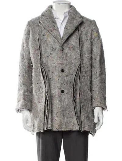 Pre-owned Comme Des Garçons 2022 Printed Jacket In Gray