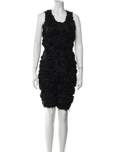 Pre-owned Comme Des Garçons 2023 Printed Romper In Black