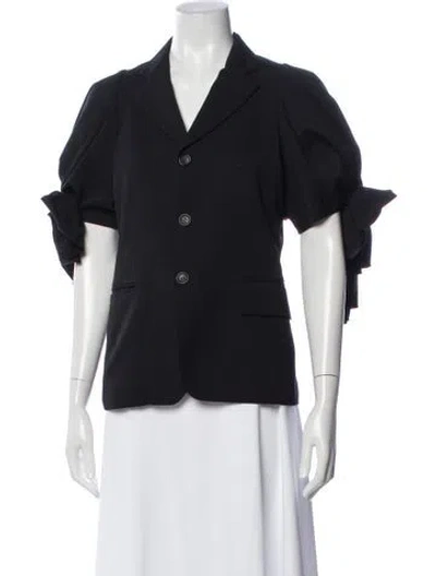 Pre-owned Comme Des Garçons 2023 Wool Blazer In Black