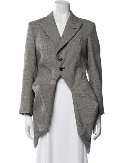 Pre-owned Comme Des Garçons 2023 Wool Coat In Multi