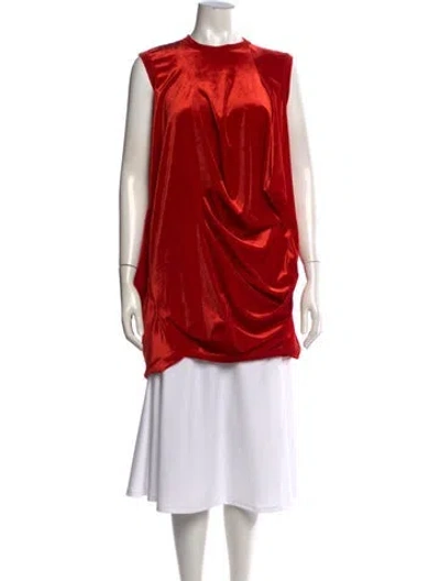 Pre-owned Comme Des Garçons 2025 Mini Dress In Orange