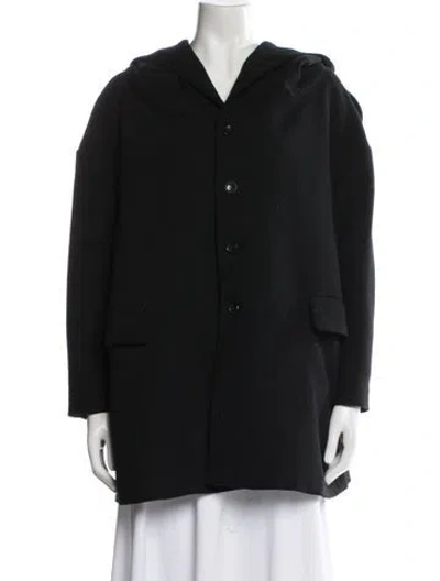 Pre-owned Comme Des Garçons 2025 Peacoat In Black