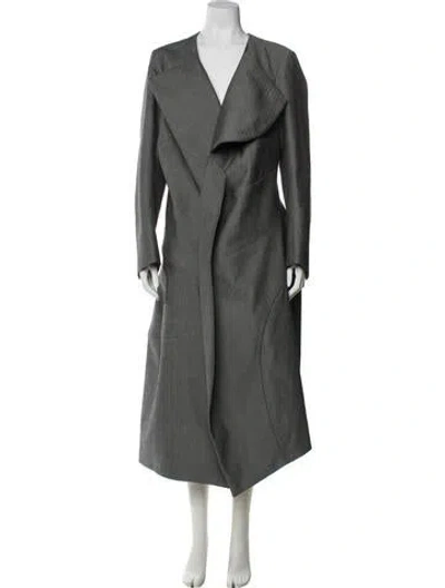 Pre-owned Comme Des Garçons 2025 'smaller Is Stronger' Coat In Gray
