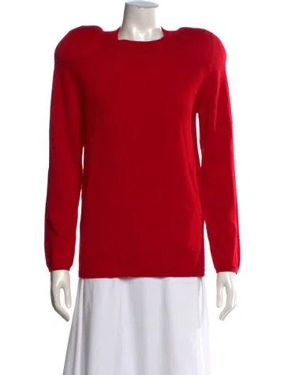 Pre-owned Comme Des Garçons 2025 'uncertain Future' Sweater In Red