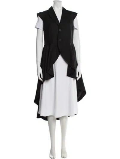 Pre-owned Comme Des Garçons 2025 Wool Vest In Black
