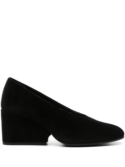 Comme Des Garçons 70mm Round-toe Pumps In 1 Black